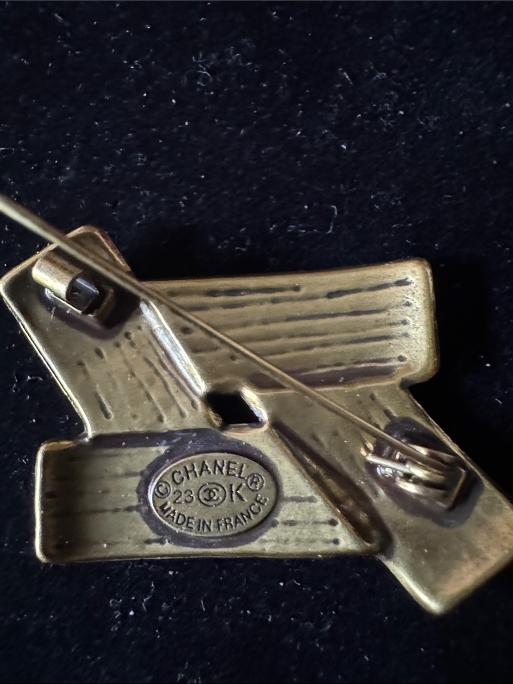 Brooch Rectangular pin - Picture 4 of 4